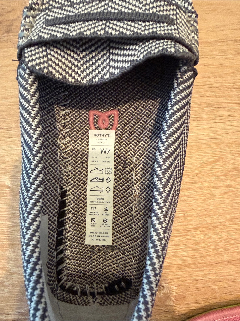 Rothy's - The Driver Herringbone Loafers - Iron Gray - Size 7 - Picture 11 of 12